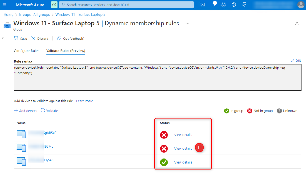 dynamic membership status