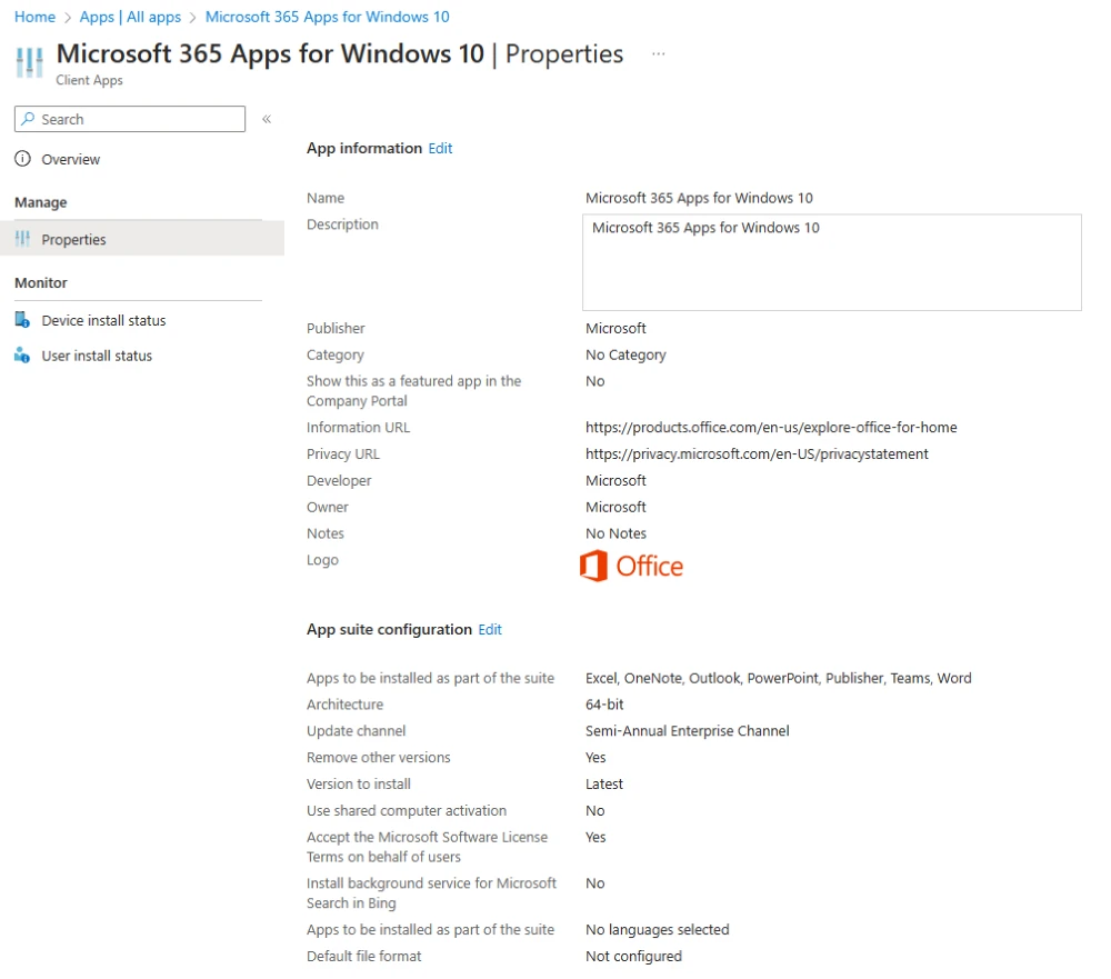 m365 apps for windows